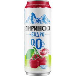 БИРА ПИРИНСКО БОДРО 0.0% ЧЕРЕША КЕН
