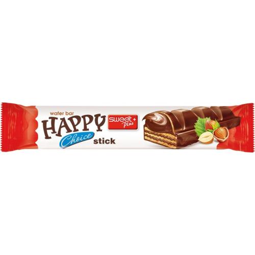 СУИТ ВАФЛЕН ДЕСЕРТ HAPPY CHOICE STICK 0.032 С ЛЕШНИКОВ КРЕМ
