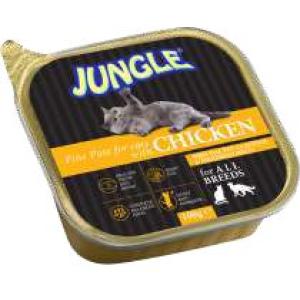 ДЖАНГЪЛ ФИН ПАСТЕТ ЗА КОТКИ С ПИЛЕШКО МЕСО 0.100