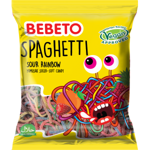 БЕБЕТО Б-НИ ЖЕЛИРАНИ 0.080 СПАГЕТИ ПЛОДОВА ДЪГА /2814/