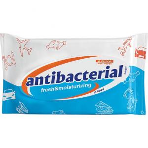 МОКРИ КЪРПИ Agiva антибактериални 15бр ПРОМО 1+1