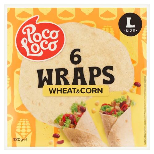 ПОКО ЛОКО 6 ЦАРЕВИЧНИ ТОРТИЛИ 25СМ 0.380 /4040/