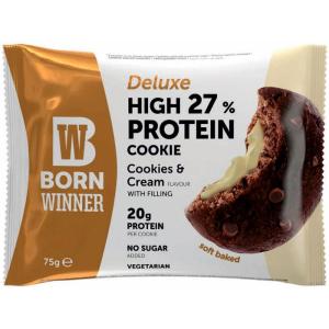 BORN WINNER ПРОТЕИНОВО КУКИ БИСКВИТА С КРЕМ С ПЪЛНЕЖ 0.075