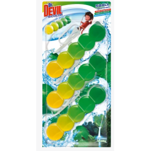 ТОПЧЕТА ЗА ТОАЛЕТНА DR. DEVIL 3х35ГР. NATURAL FRESH