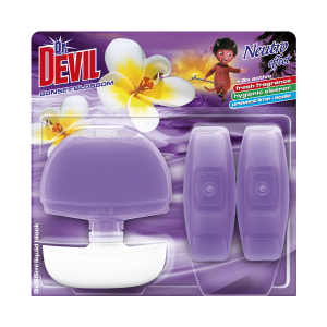 КОШНИЦА WC DR. DEVIL + 3БР ПЪЛНИТЕЛ 3х55МЛ NE SUNSET BLOSSOM