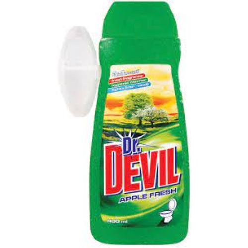 ГЕЛ ЗА ТОАЛЕТНА DR. DEVIL 400МЛ+КОШНИЦА APPLE