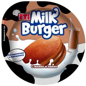 ФД МИЛК БУРГЕР 0.035 КЕКС С МЛЯКО И КАКАО ETI