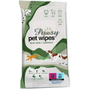 ПАУЗИ ВЛАЖНИ КЪРПИ ЗА ДОМАШНИ ЛЮБИМЦИ 20бр