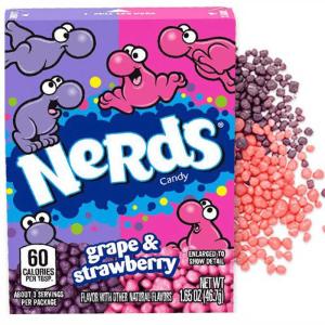ЗАХАРНИ ДРАЖЕТА NERDS ЯГОДА И ГРОЗДЕ 46.7гр