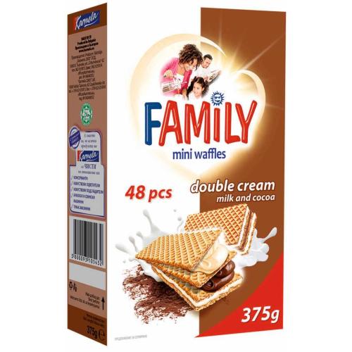 КАРМЕЛА В-ЛИ ФАМИЛИЯ МИНИ 0.375 МЛЯКО С КАКАО