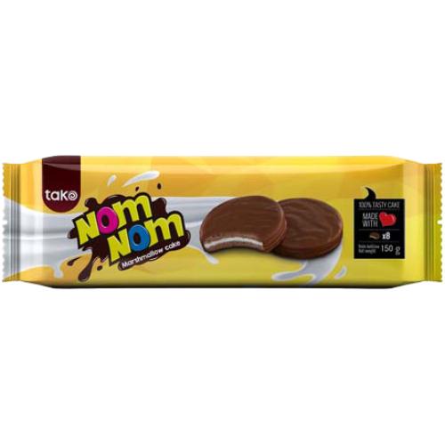 ТАКО Б-ТИ NomNom СЛЕПЕНИ С МАРШМЕЛОУ И КАКАОВА ГЛАЗУРА 0.150