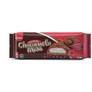ТАКО Б-ТИ CHOCOMELO MAXI RASPBERRY С КАКАОВА ГЛАЗУРА И МАЛИНИ 0.130
