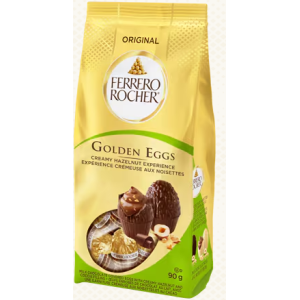 ФЕРЕРО РОШЕ ЯЙЦА МЛЕЧЕН ШОКОЛАД 90ГХ24 ВЕЛИКДЕН