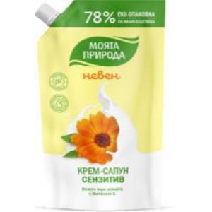 МОЯТА ПРИРОДА ТЕЧЕН КРЕМ САПУН СЕНЗИТИВ НЕВЕН 0.600 ПЪЛНИТЕЛ