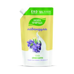 МОЯТА ПРИРОДА ТЕЧЕН КРЕМ САПУН ЛАВАНДУЛА 0.600 ПЪЛНИТЕЛ