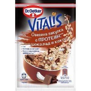 ДР ЙОТКЕР ОВЕСЕНА ЗАКУСКА ВИТАЛИС С ПРОТЕИН Ш-Д И КОКОС 0.061