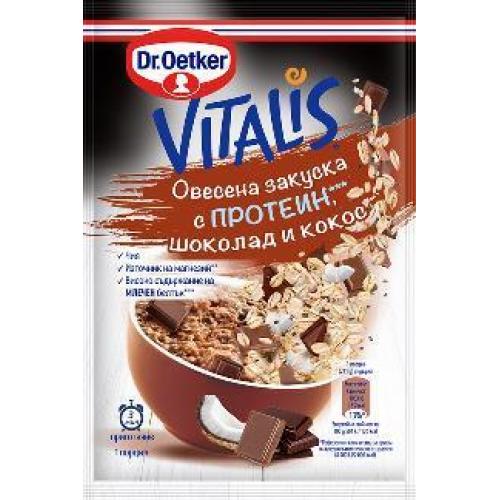 ДР ЙОТКЕР ОВЕСЕНА ЗАКУСКА ВИТАЛИС С ПРОТЕИН Ш-Д И КОКОС 0.061