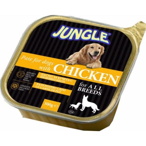 ДЖАНГЪЛ ПАСТЕТ ЗА КУЧЕТА 0.300 С ПИЛЕШКО МЕСО