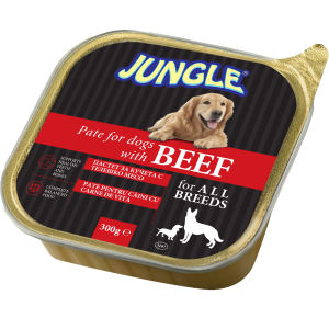 ДЖАНГЪЛ ПАСТЕТ ЗА КУЧЕТА 0.300 С ТЕЛЕШКО МЕСО