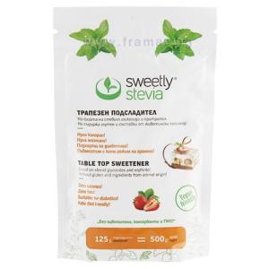 ПОДСЛАДИТЕЛ СУИТЛИ СТЕВИЯ 0.125 КРИСТАЛИ