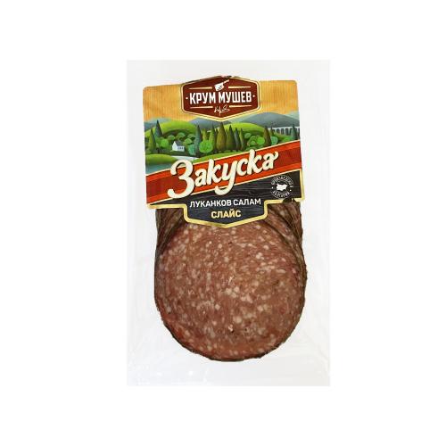 МУШЕВ ЛУКАНКОВ САЛАМ ЗАКУСКА 0.120 СЛАЙС
