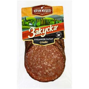 МУШЕВ ЛУКАНКОВ САЛАМ ЗАКУСКА 0.120 СЛАЙС