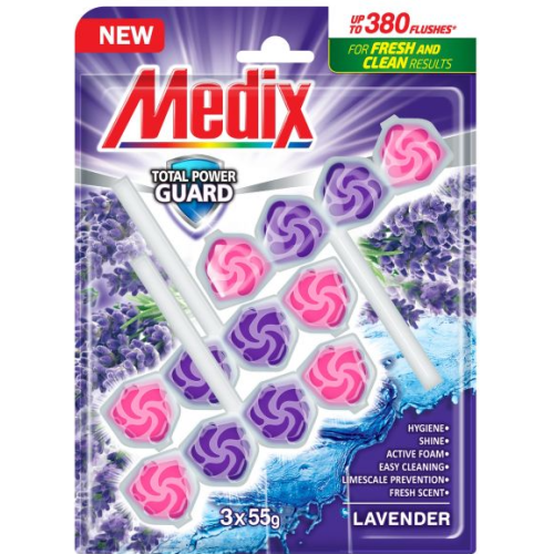 МЕДИКС WC 3х0.055 ТВЪРДО БЛОКЧЕ TOTAL POWER GUARD Lavender