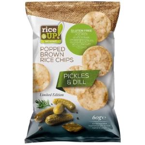 ОРИЗОВ ЧИПС RICE UP 0.060 КИСЕЛИ КРАСТАВИЧКИ И КОПЪР /4161/