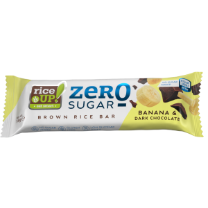 RICEUP ZERO SUGAR ОРИЗОВ БАР БАНАН И ТЪМЕН ШОКОЛАД 18G