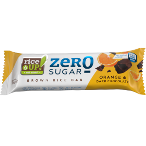 RICEUP ZERO SUGAR ОРИЗОВ БАР ПОРТОКАЛ И ТЪМЕН ШОКОЛАД 18G
