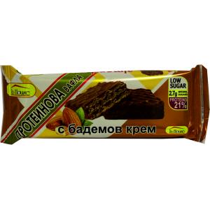 ИН ХАУС ПРОТЕИНОВА ВАФЛА 0.060 С БАДЕМОВ КРЕМ