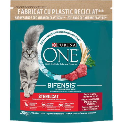 ONE КОТКА 0.450 STERILCAT ТЕЛЕШКО И ПШЕНИЦА