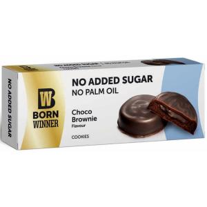 BORN WINNER БИСКВИТКИ 0.100 ШОКО БРАУНИ БЕЗ ДОБАВЕНА ЗАХАР