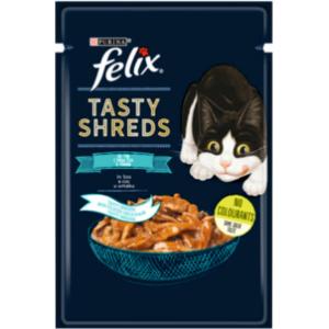 ФЕЛИКС TASTY SHREDS РИБА ТОН 0.080