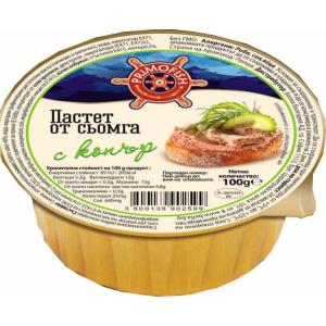 PRIMOFISH пастет от сьомга с копър 100 гр