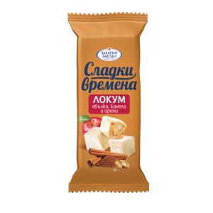 ЛОКУМ ГО 0.030 МИНИ ЯБЪЛКА, КАНЕЛА И ОРЕХИ