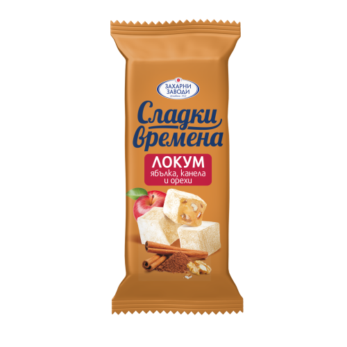 ЛОКУМ ГО 0.030 МИНИ ЯБЪЛКА, КАНЕЛА И ОРЕХИ