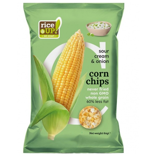 RICE UP ЦАРЕВИЧЕН ЧИПС СМЕТАНА И ЛУК 60Г