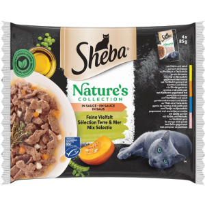 ШЕБА NATURE ПАУЧ 4х0.085 МЕСНО В СОС