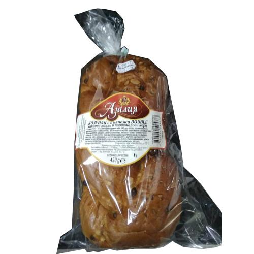 АЗАЛИЯ КОЗУНАК 0.450 ДУО КАКАОВИ КАПКИ И ПОРТОКАЛОВИ КОРИ