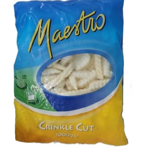 БЛАНШИРАНИ КАРТОФИ МАЕСТРО 1кг КЪДРАВИ