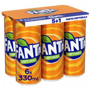 ФАНТА МУЛТИПАК 5+1 0.330 КЕН