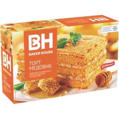 ПАНДИШПАНОВА ТОРТА BAKER HOUSE 0.350 МЕДЕНА