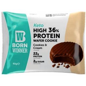 BORN WINNER ПРОТЕИНОВО КУКИ KETO Cookies and cream 60g
