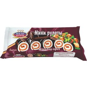 МИНИ РУЛА МАСТЕР ДЕСЕРТА 0.175 КАКАОВО-ЛЕШНИКОВ ПЪЛНЕЖ И ГЛАЗУРА