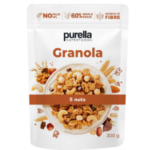 ПЮРЕЛЛА ГРАНОЛА 5 ВИДА ЯДКИ 300ГР.