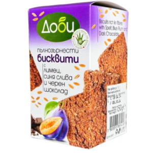 Б-ТИ ДОБИ 0.150 ЛИМЕЦ/СИНЯ СЛИВА/ЧЕРЕН Ш-Д ПЪЛНОЗЪРНЕСТИ