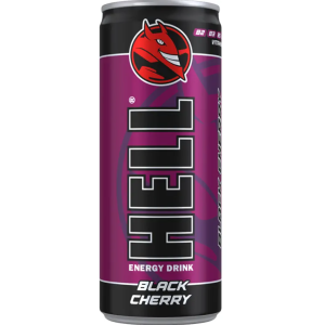 ЕНЕРГИЙНА НАПИТКА HELL 0.500 ЧЕРНА ЧЕРЕША