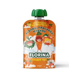 ФЛОРИНА 100пр Ябълка, праскова, морков 100 гр.