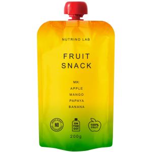 НУТРИНО ЛАБ Плодово  пюре микс от Ябълка, Манго, Папая, Банан 200 гр.